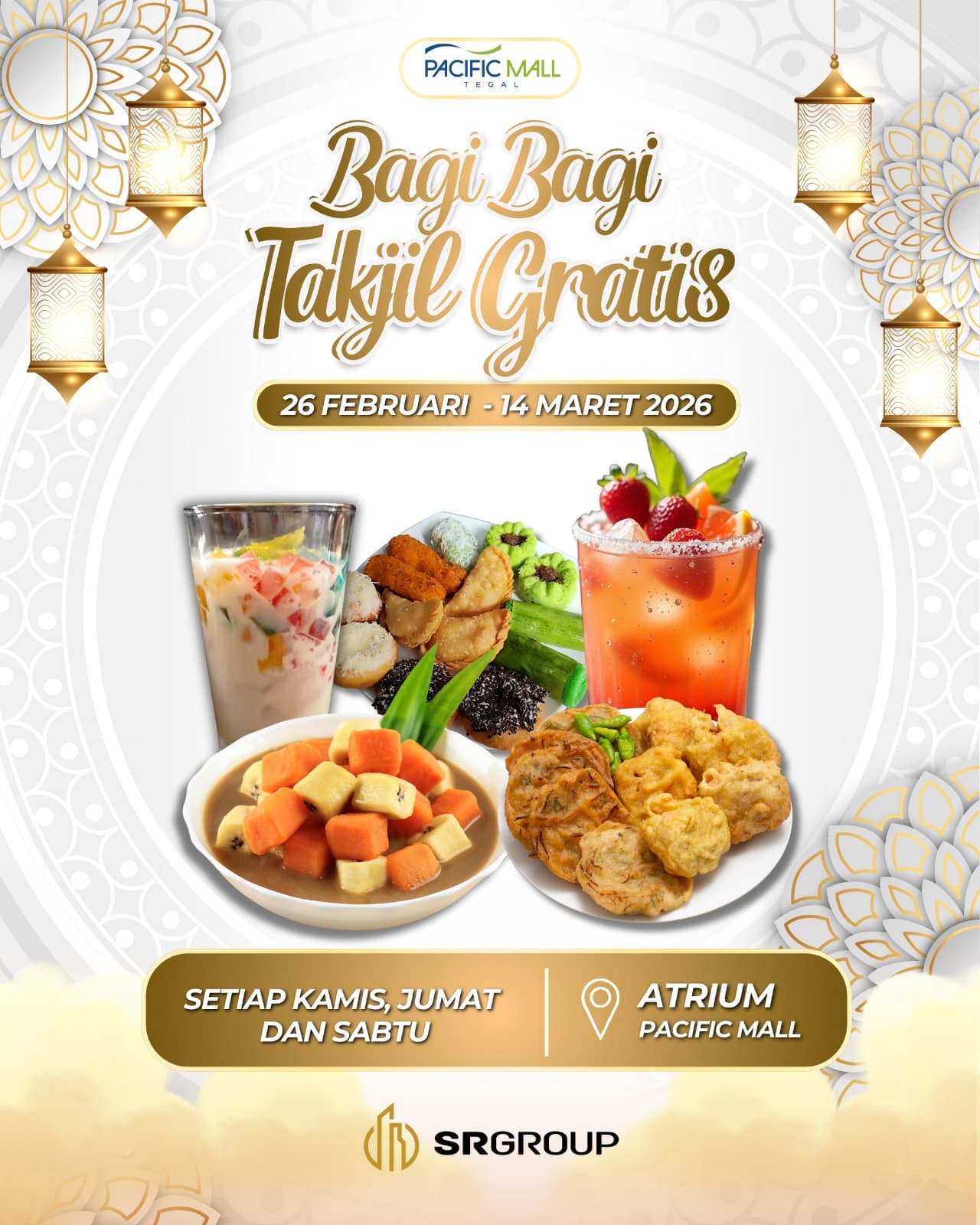 BAGI-BAGI TAKJIL GRATIS PACIFIC MALL TEGAL